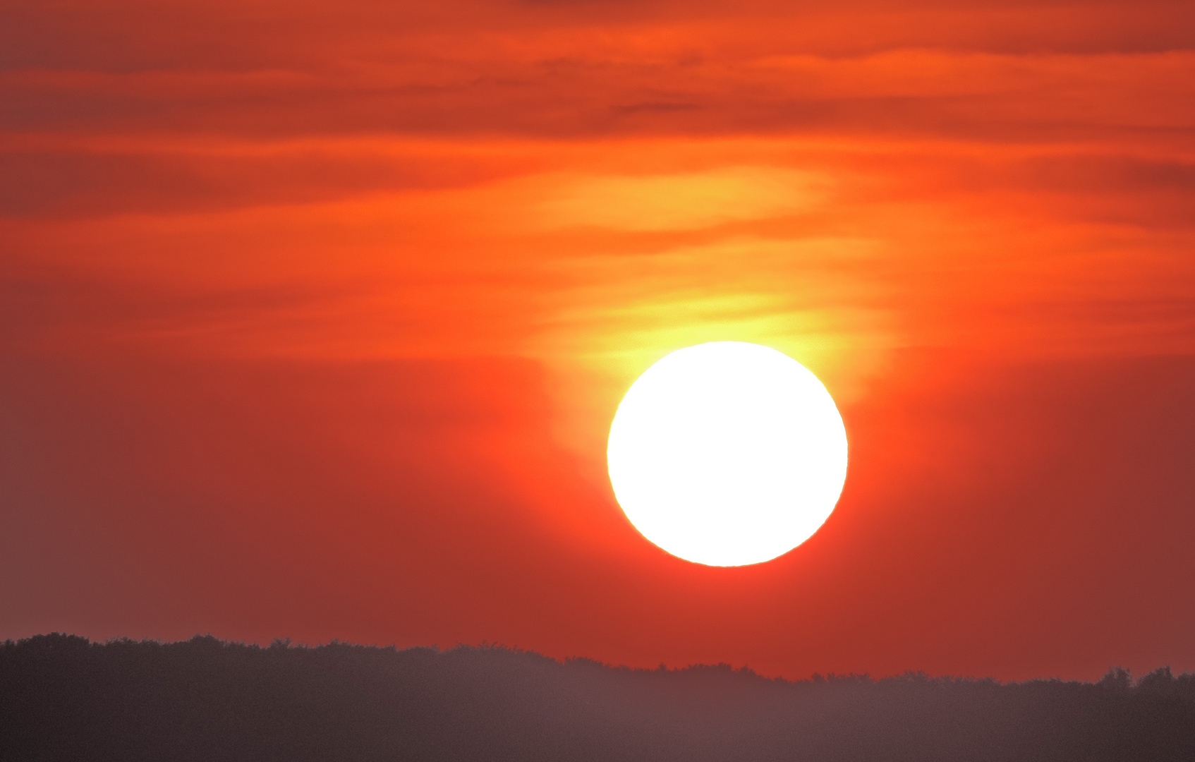 Sonnenuntergang am Mittelrhein