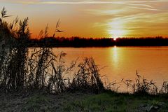 Sonnenuntergang am Mittelteich (3)