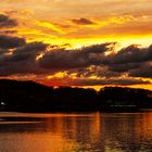 Sonnenuntergang am Möhnesee