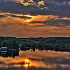 Sonnenuntergang am Möhnesee