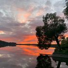 Sonnenuntergang am Möhnesee