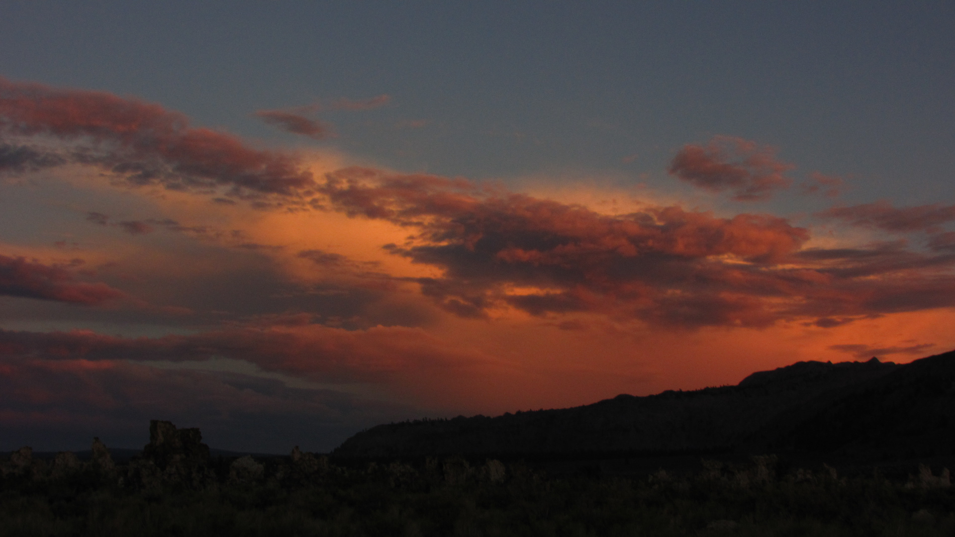 Sonnenuntergang am Mono Lake