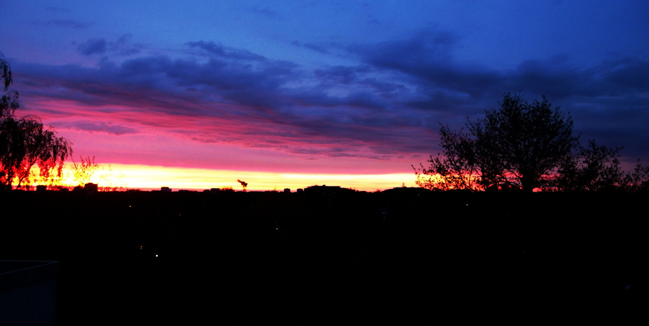 Sonnenuntergang am Montag den 10.05.2021