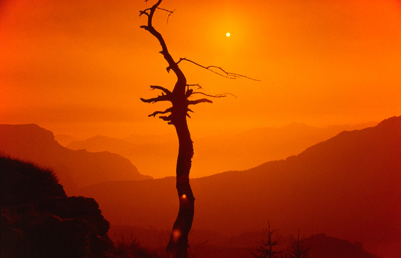 Sonnenuntergang am Monte Baldo