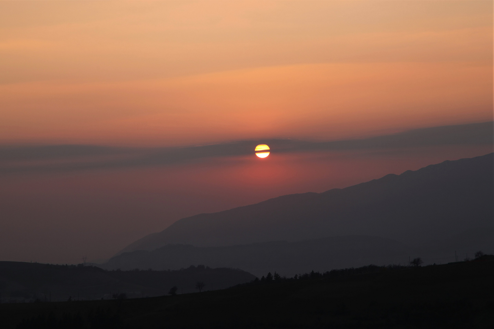 Sonnenuntergang am Monte Lessina