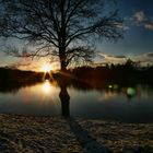 Sonnenuntergang am Moorhauser See