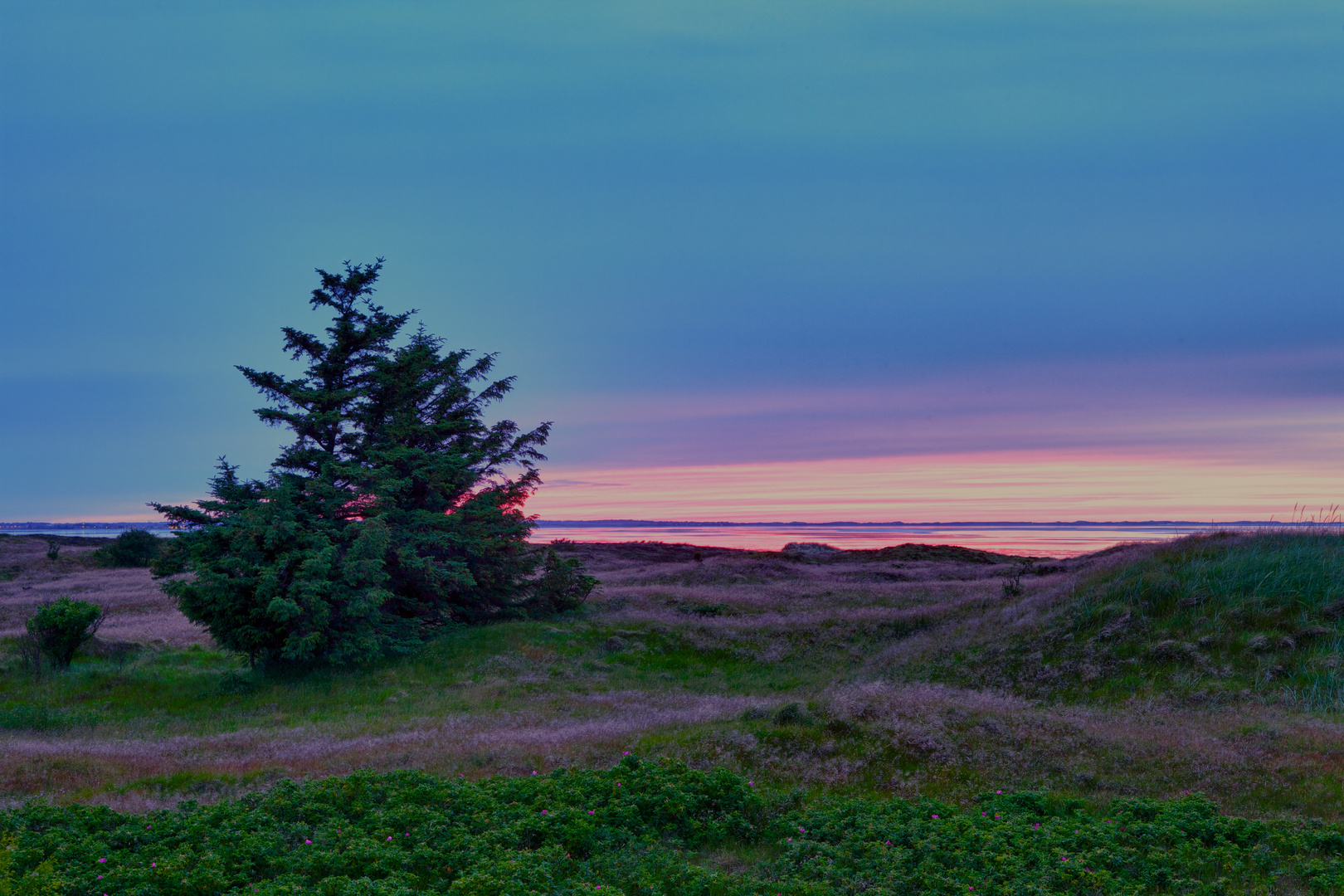 Sonnenuntergang am Morsum Kliff (Sylt)