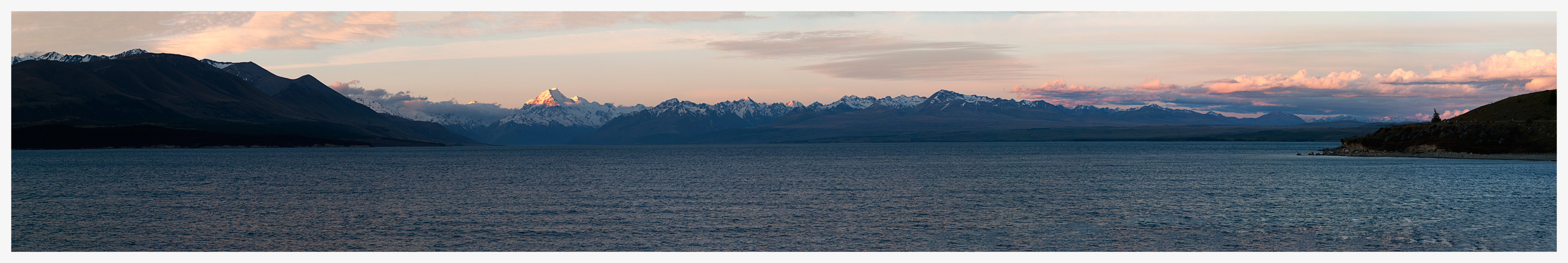 Sonnenuntergang am Mount Cook - Neuseeland