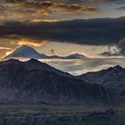 Sonnenuntergang am Mount Denali in Alaska