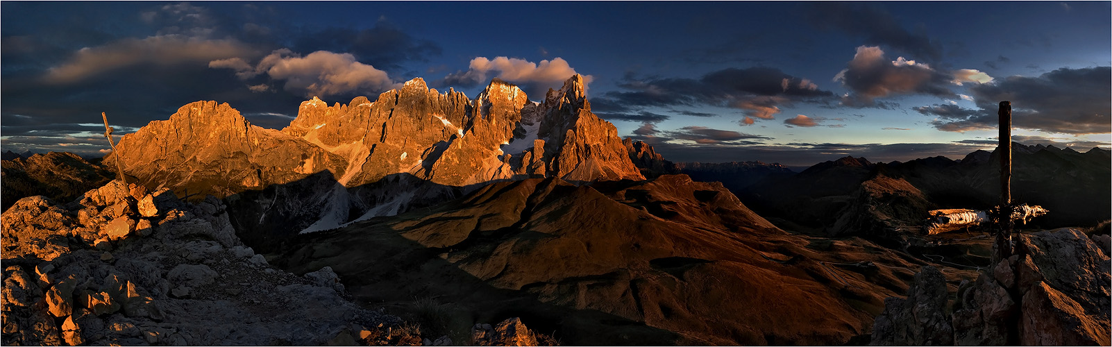 Sonnenuntergang am Mt. Castellaz