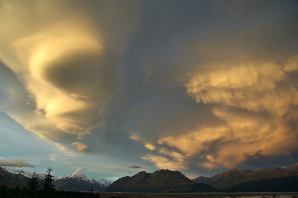 Sonnenuntergang am Mt. Cook