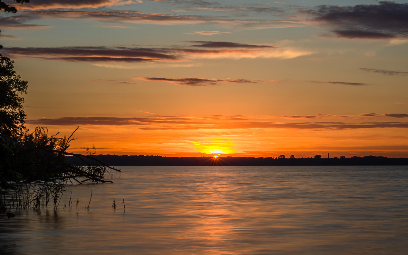 Sonnenuntergang am Müggelsee