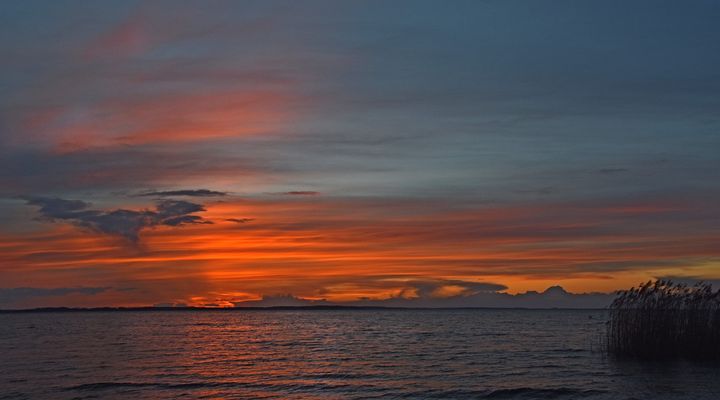 Sonnenuntergang am Müritzsee....