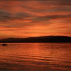 Sonnenuntergang am Murtensee  