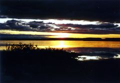 Sonnenuntergang am Mývatn