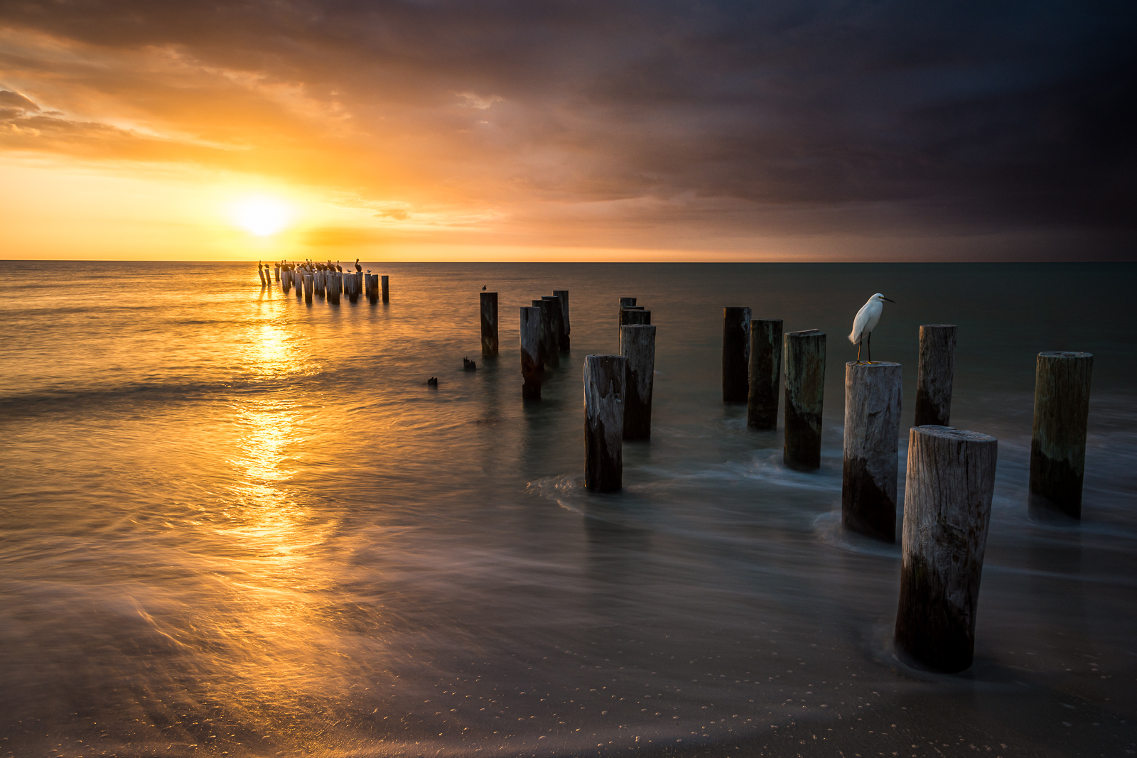 Sonnenuntergang am Naples Beach