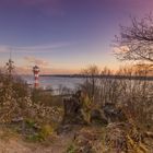 Sonnenuntergang am Naturschutzgebiet Wittenbergen