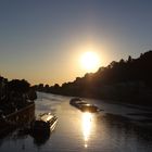 Sonnenuntergang am Neckar