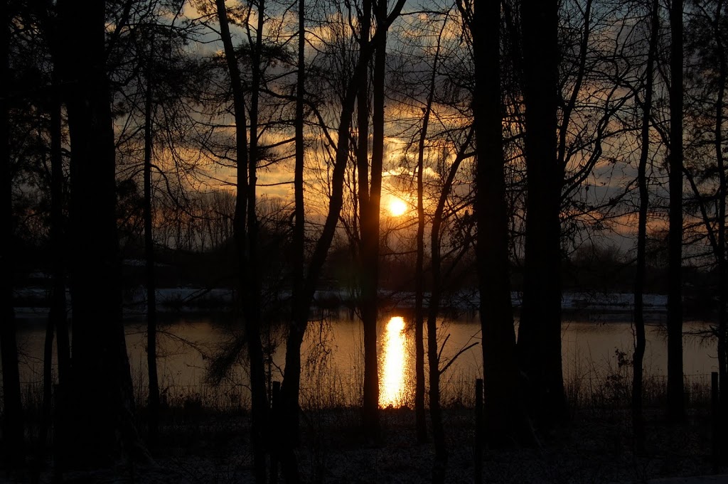 Sonnenuntergang am Nesthauser See