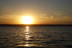 Sonnenuntergang am Neusiedler See