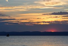 Sonnenuntergang am Neusiedler See