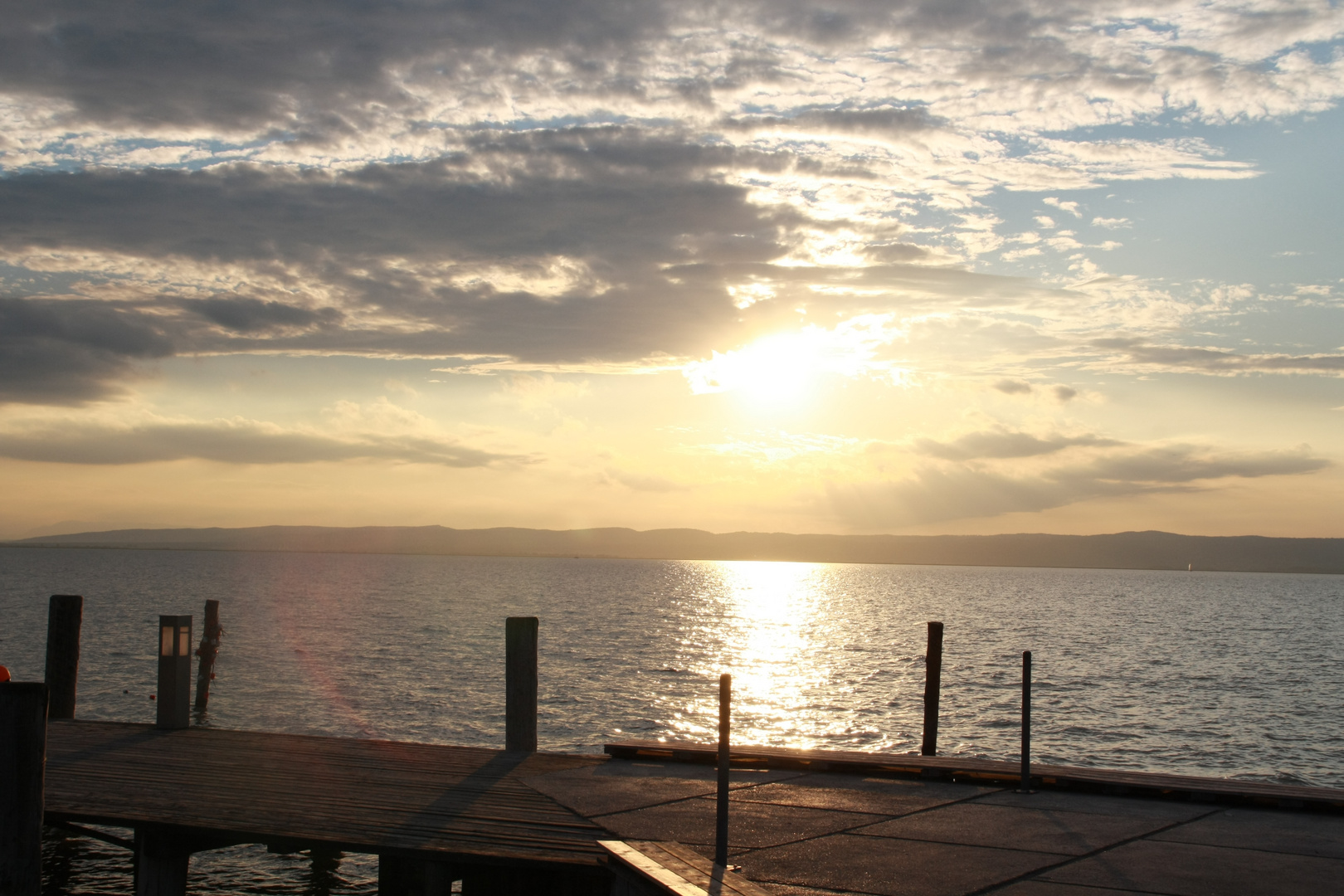 Sonnenuntergang am Neusiedler See