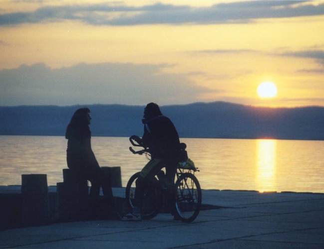 Sonnenuntergang am Neusiedlersee