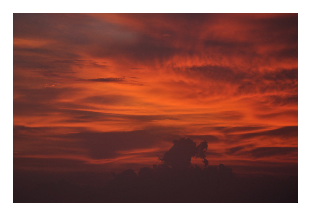 Sonnenuntergang am Ngapali Beach