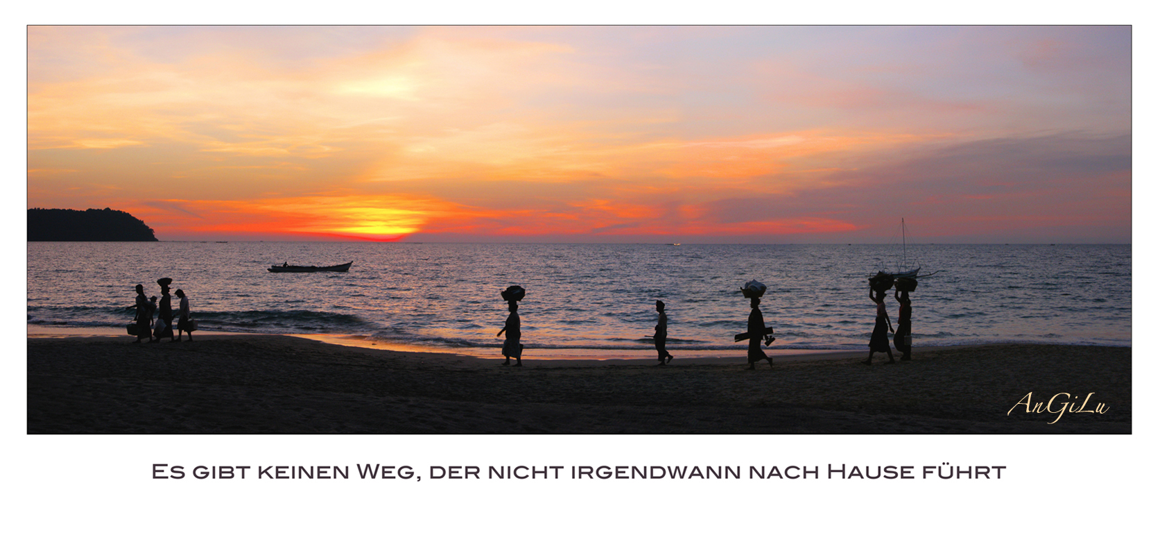 Sonnenuntergang am Ngapali-Beach / Myanmar (Burma)