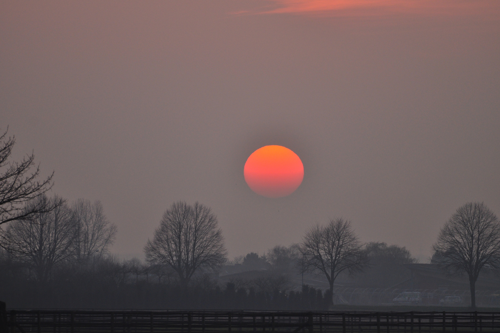 Sonnenuntergang am Niederhein