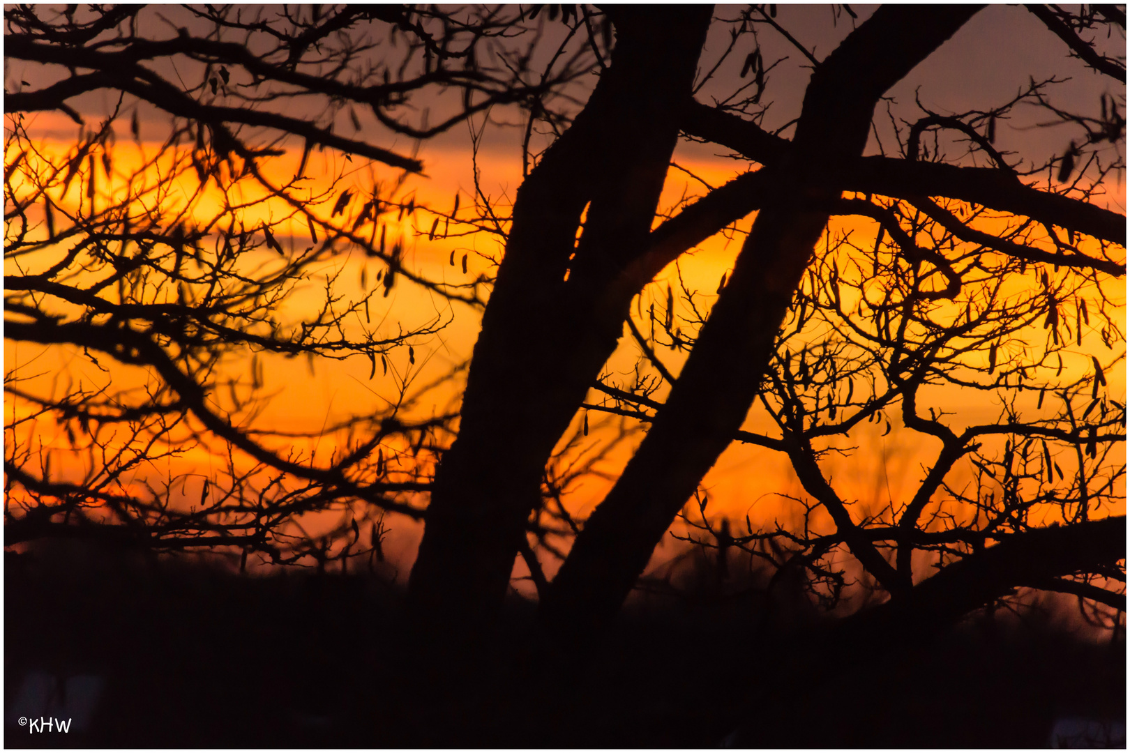 Sonnenuntergang am Niederhein