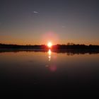 Sonnenuntergang am Niedermosersee