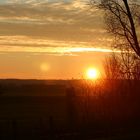 Sonnenuntergang am Niederrhein