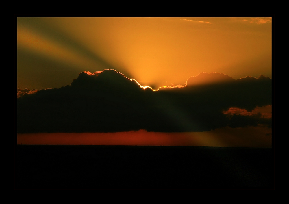 Sonnenuntergang am Niederrhein 2