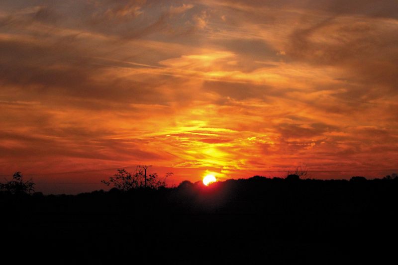 Sonnenuntergang am Niederrhein