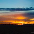 Sonnenuntergang am Niederrhein.