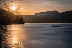 Sonnenuntergang am Niedersonthofner See