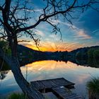 Sonnenuntergang am Niederwürzbacher-Weiher