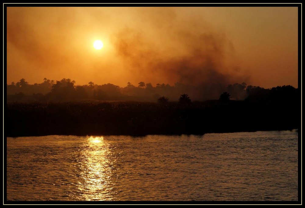 Sonnenuntergang am Nil