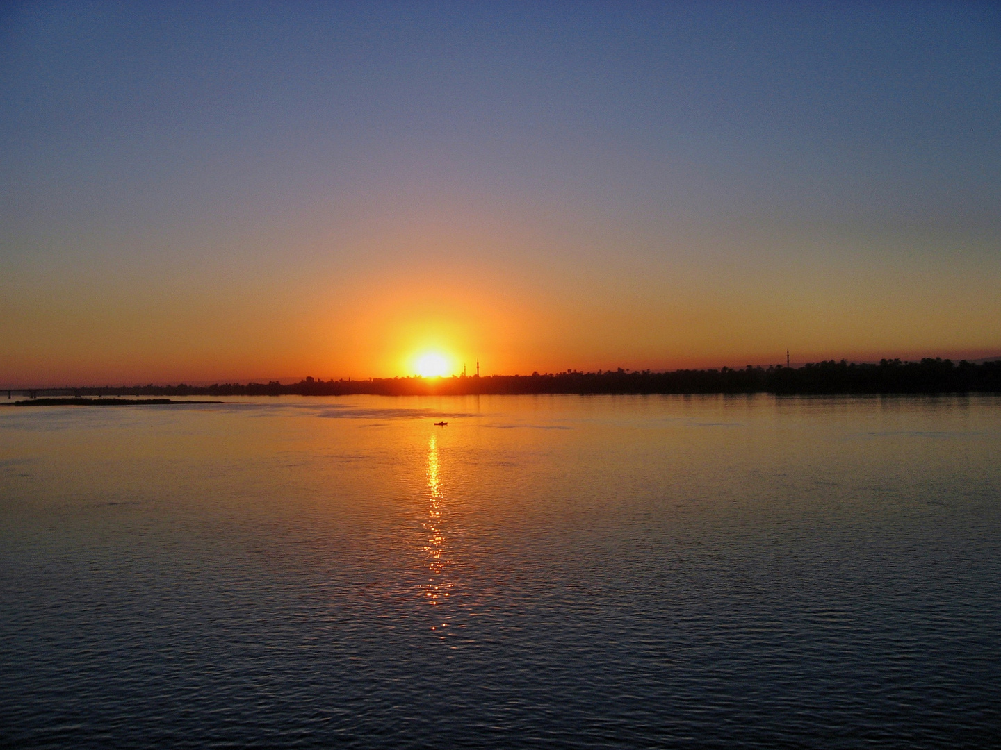 Sonnenuntergang am Nil