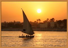 SONNENUNTERGANG AM NIL