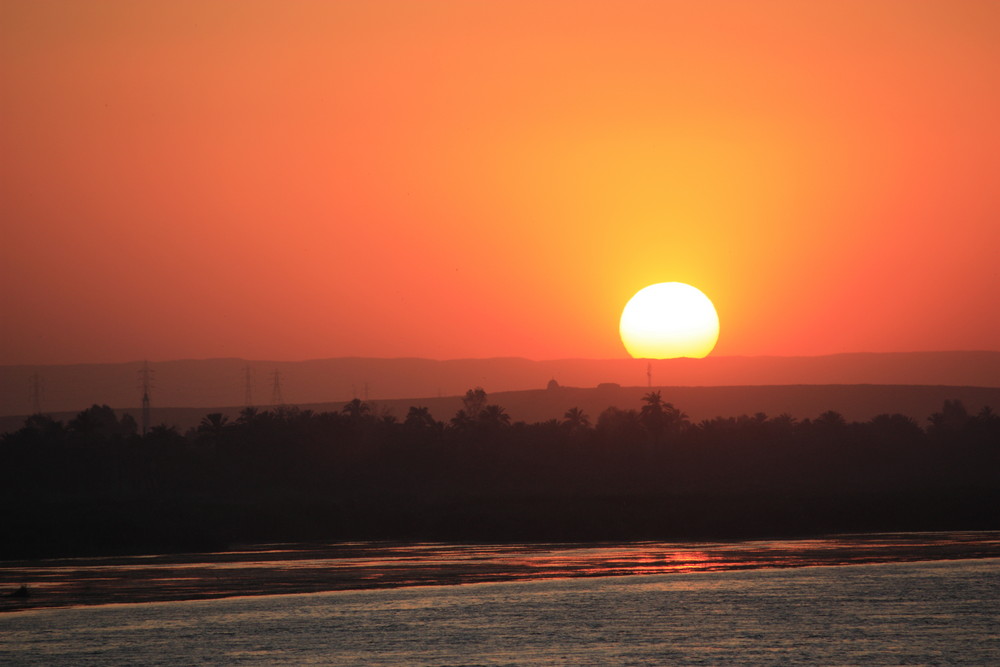 Sonnenuntergang am Nil