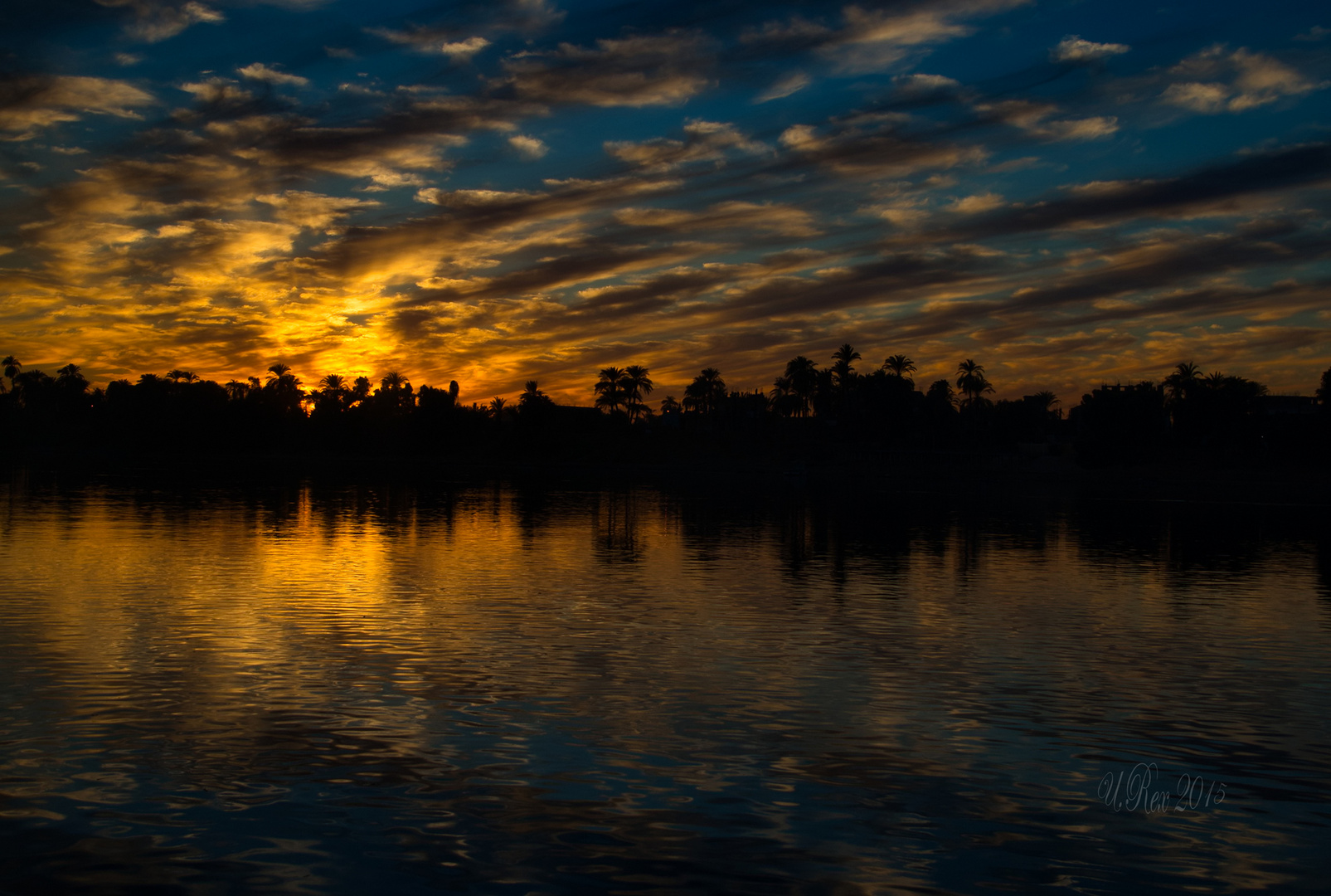 Sonnenuntergang am Nil