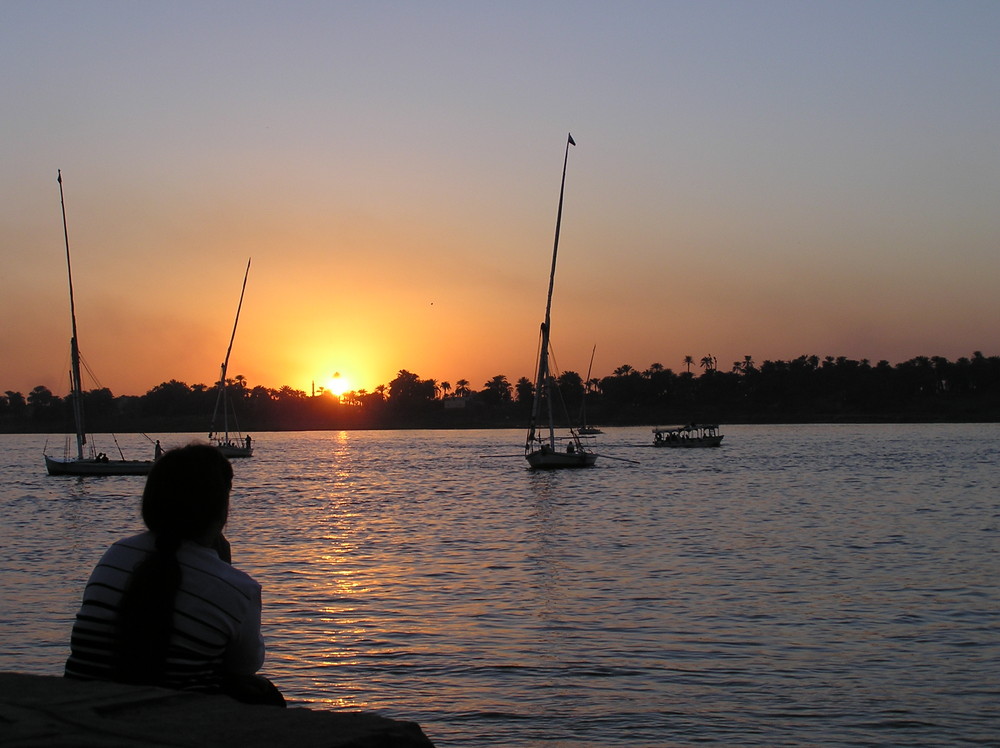 Sonnenuntergang am Nil