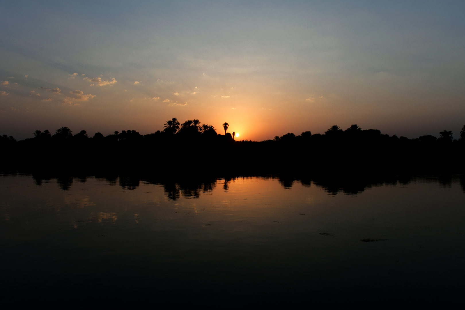 Sonnenuntergang am Nil