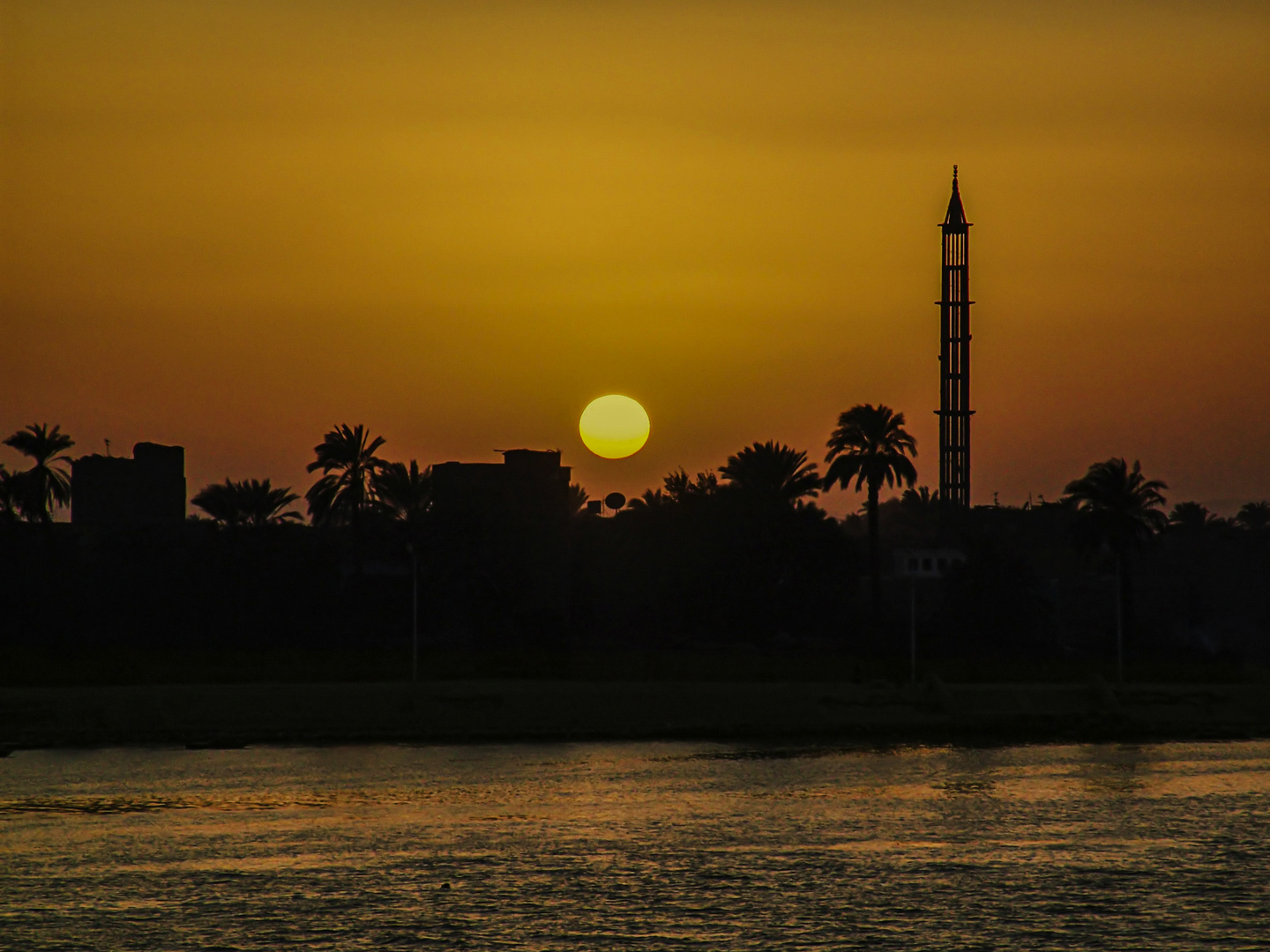 Sonnenuntergang am Nilufer