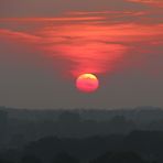 Sonnenuntergang am Nord-Ostsee-Kanal