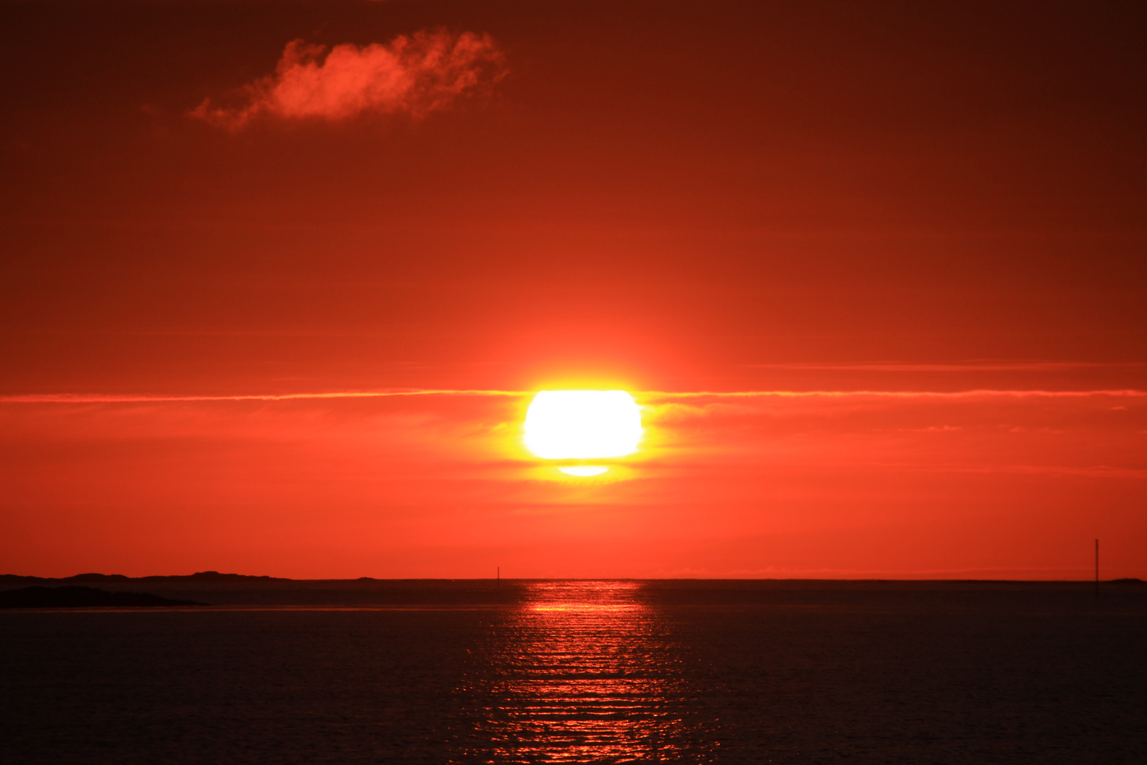 Sonnenuntergang am Nordmeer