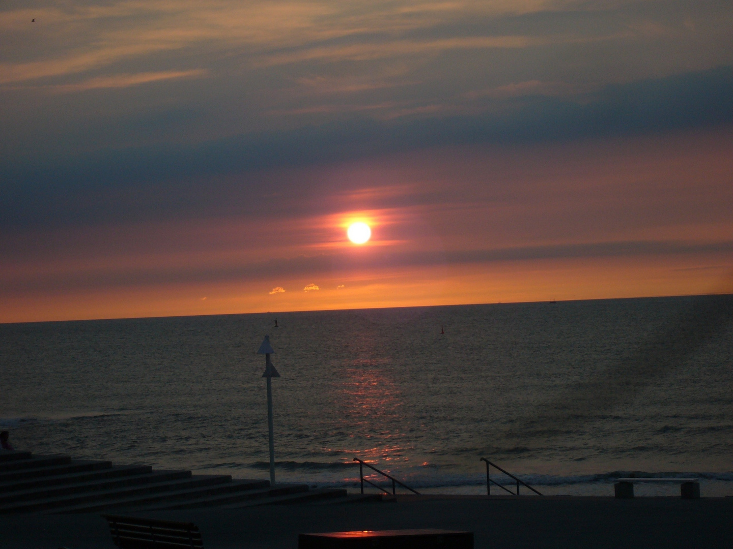 Sonnenuntergang am Nordstrand