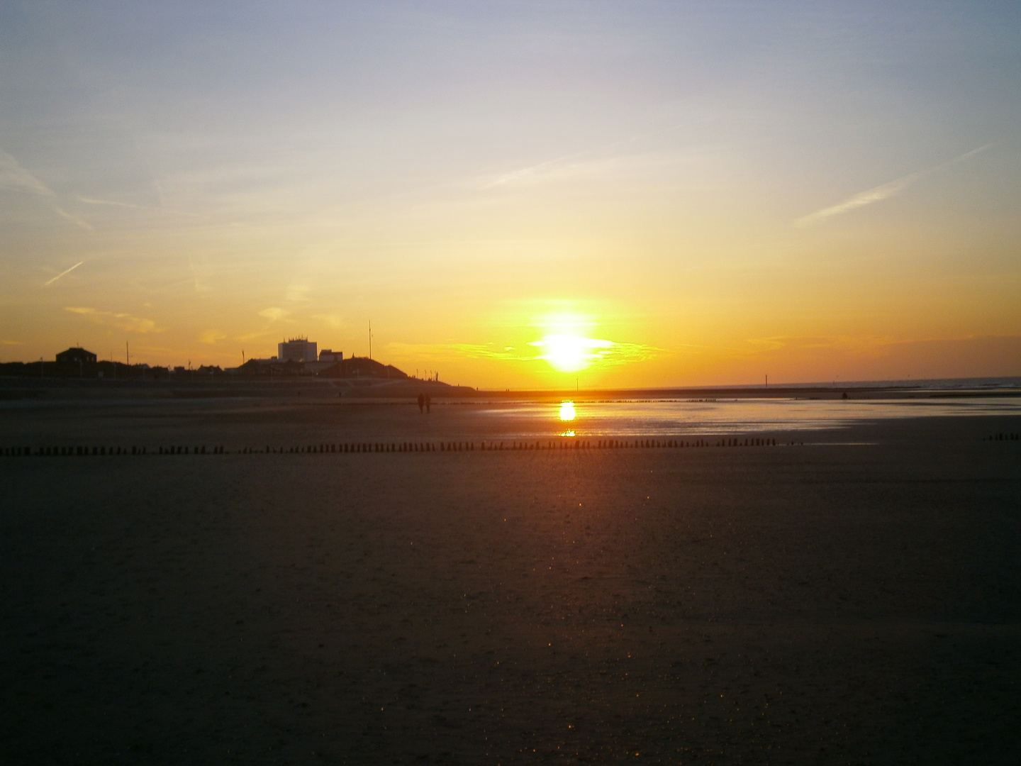 Sonnenuntergang am Nordstrand